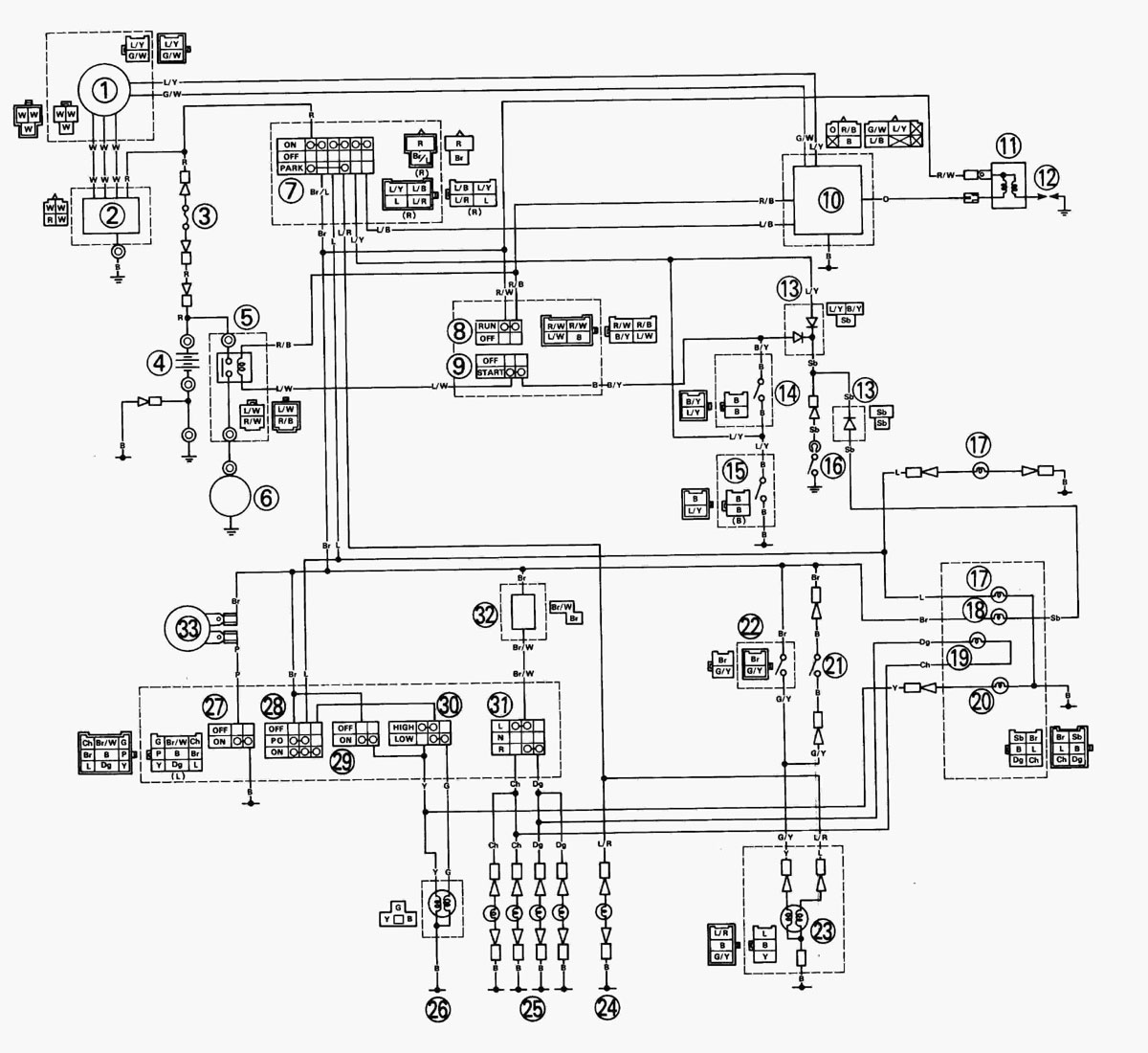 Ttr125 Wiring Diagram - Complete Wiring Schemas